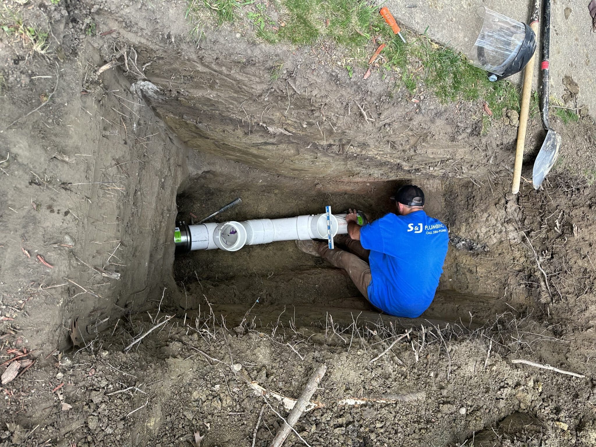 Sewer Pipe Repair SJ Plumbing Roseville 2